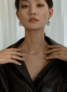 博主SAVI同款方形百搭个性项链