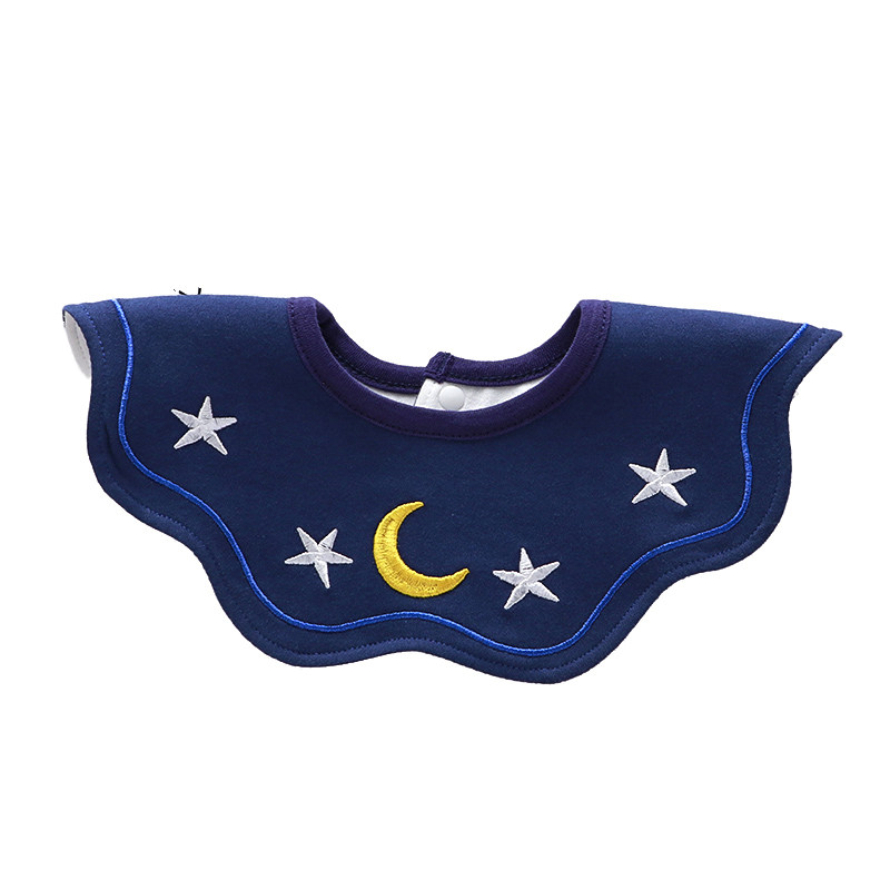 婴儿围脖口水巾防水360度可旋转0可爱刺绣围嘴1纯棉大号2岁男宝宝,淘宝优惠券,粉丝福利购,淘宝优惠卷