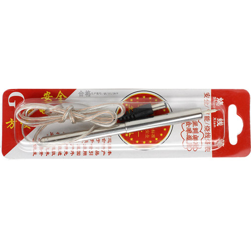 银包烧线笔手工DIY新款4档调温钱包烫线头烙铁可替代电烙铁电热笔 - 图3