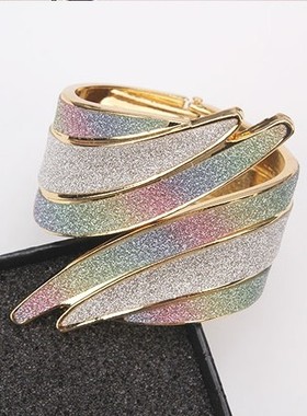 网红同款夸张复古袖口装饰品手镯