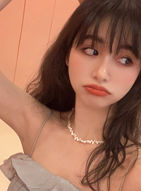 天然淡水异形不规则颈链手工串珠