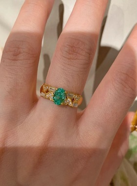 韩国东大门爱心方形椭圆形戒指