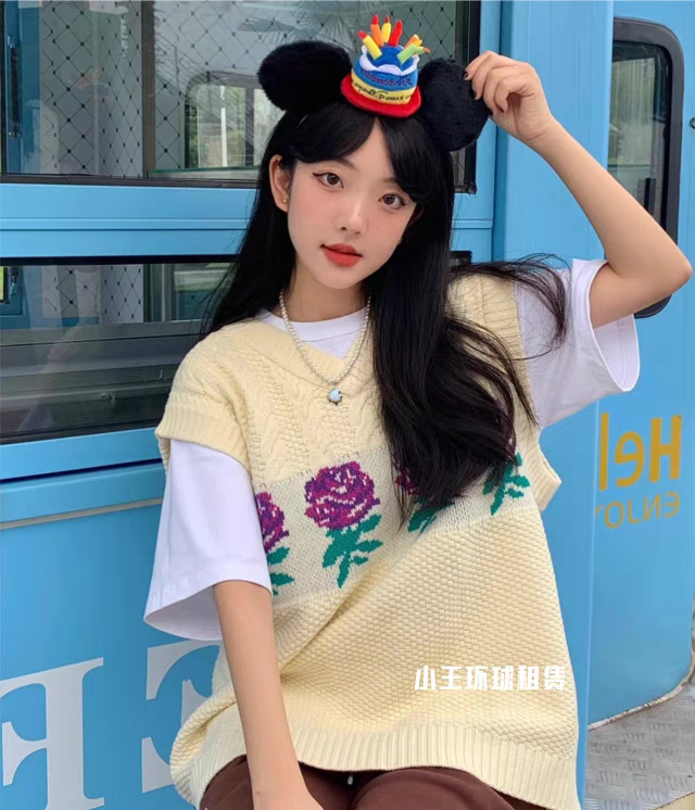 出租 上海迪士尼租头箍生日米奇蛋糕发箍过生日拍照发饰可爱租用