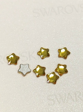 实用平底星星正品施家水晶美甲钻