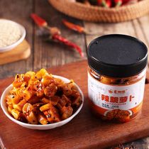 Star Xiangyue Spicy Crisp and Dry 200 gr * 4 bottles Hunan farmhouse fragrant and spicy radish Ding Kaigai ready-to-eat meals