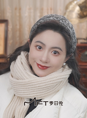 云间暖冬发箍洋气压发气质宽边头箍女2025新款秋冬高颅顶发饰头饰
