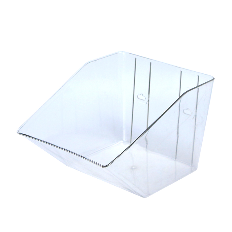 亚克力酱菜盒子透明塑料长方形凉拌菜方盘带盖麻辣烫菜盆保鲜盒 - 图3