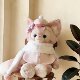 Plush doll ນອນໝອນ M ຂະຫນາດ Lina Lina doll rag doll Beier ໃຫ້ຂອງຂວັນວັນເກີດຂອງເດັກຍິງ