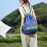 Спортивный водонепроницаемый баскетбольный вместительный и большой рюкзак, мешочек для отдыха, делается под заказ, на шнурках, с печатью вашего логотипа