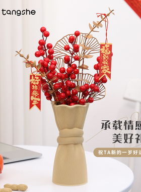 时光结语花瓶干花装饰花瓶花器