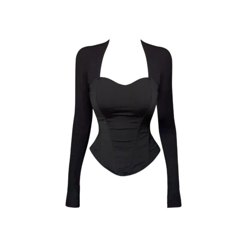 大码美式辣妹显瘦方领长袖T恤女秋季胖mm鱼骨气质绝美打底衫上衣,淘宝优惠券,粉丝福利购,淘宝优惠卷