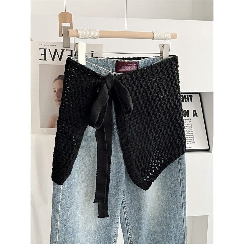 大码黑色针织屁帘女叠穿半身裙胖mm遮肉显瘦高腰设计感休闲小短裙,淘宝优惠券,粉丝福利购,淘宝优惠卷