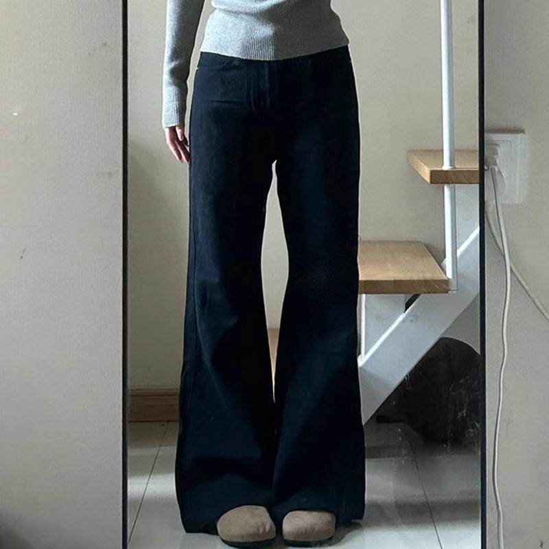 大码黑色不贴腿微喇叭牛仔裤女装高腰宽松阔腿显瘦百搭直筒长裤子,淘宝优惠券,粉丝福利购,淘宝优惠卷