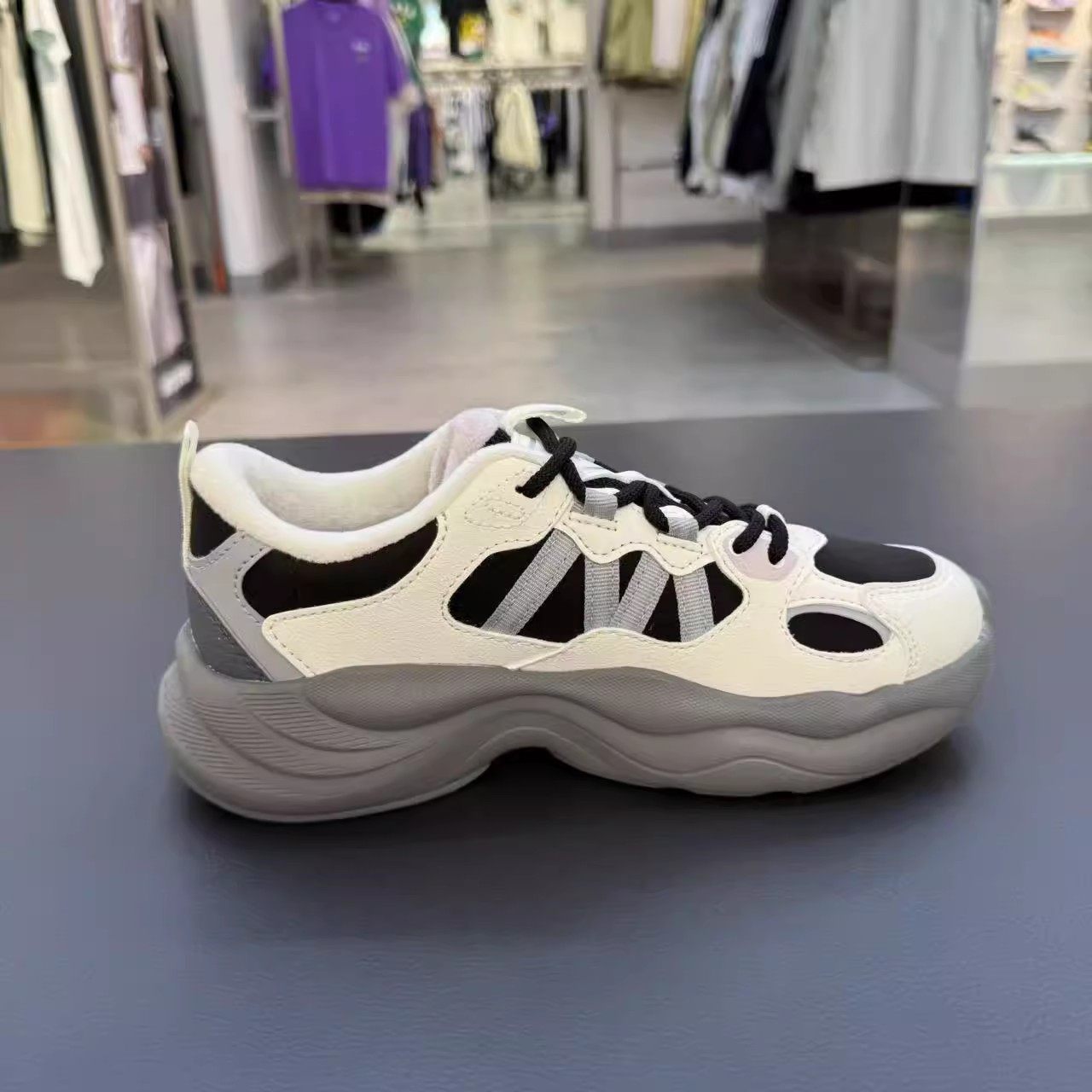 安踏PG老爹鞋加绒二棉鞋1休闲老爹鞋女秋冬新款运动鞋子122548840,淘宝优惠券,粉丝福利购,淘宝优惠卷