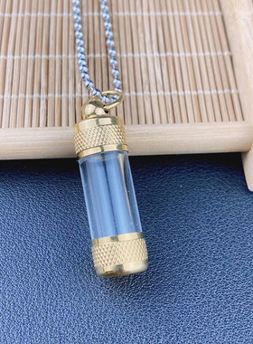 可打开小瓶子嘎乌盒项链