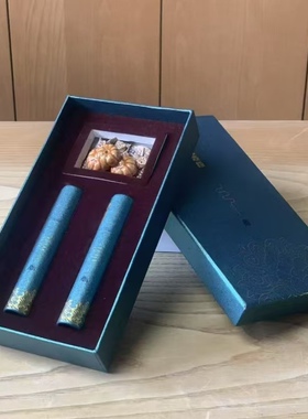新款线香包装礼盒双管香薰炉