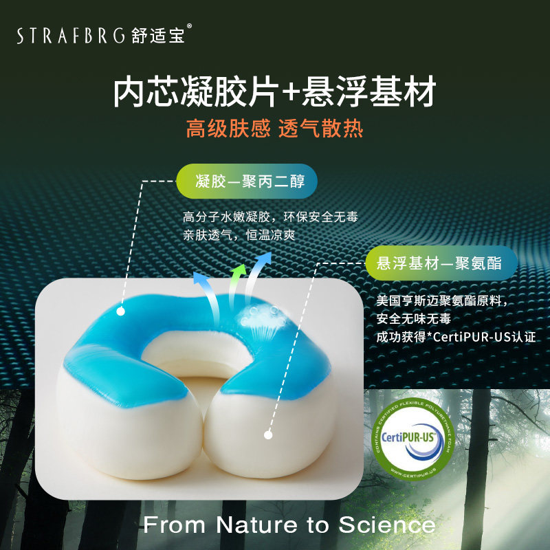 STRAFBRG舒适宝婴儿枕头安全座椅护颈枕头儿童枕头U型枕头枕,淘宝优惠券,粉丝福利购,淘宝优惠卷