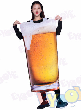 儿童圣诞节万圣节大人cosplay饭店餐厅舞台啤酒聚会食物人偶服装