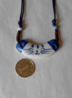 多啦A梦机器猫可爱复古毛衣链