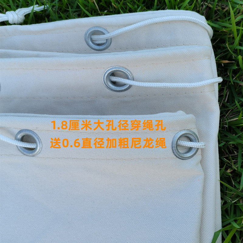 定制加厚白色帆布快递中转袋物流包裹分拣袋搬家棉布大号收纳袋,淘宝优惠券,粉丝福利购,淘宝优惠卷