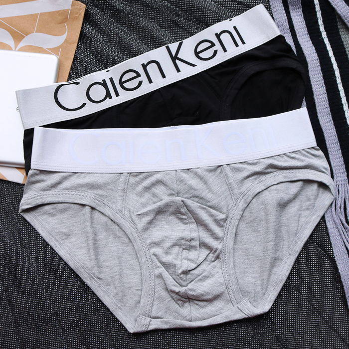 男士内裤男纯棉莫代尔棉νckν冰丝2023年新款三角短裤头男式裤衩 - 图0