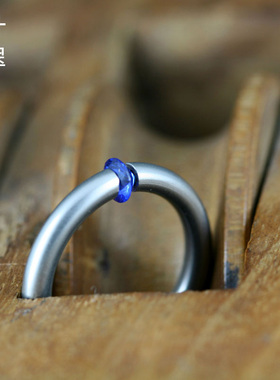 HighNoon正午钛钢镶嵌宝石戒指