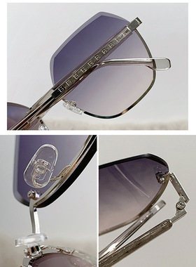 墨镜轻奢大框显瘦防晒自带妆容