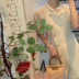ASM ANNA ◆ Xiaojiabiyus Cộng hòa Trung Quốc phong cách phụ nữ khóa chéo váy dài chỉnh sửa sườn xám dài - váy đầm mẫu váy nhung đẹp váy đầm