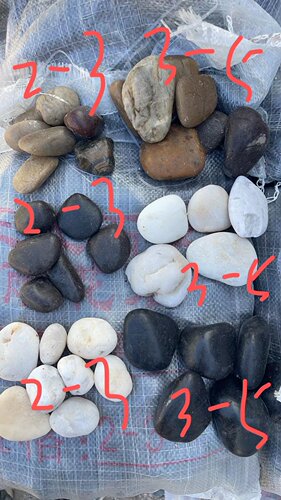 灰白色白色石头石子天然鹅卵石装饰铺面石子路填缝健身路鱼池铺底 - 图3