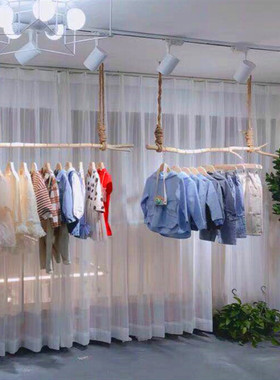 展示架树枝网红服装店挂衣杆