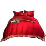 Хлопковый комплект, стеганая простыня, покрывало, европейский стиль, 100 шт, 4 предмета