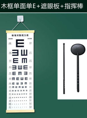雾视训练表标准对数视力