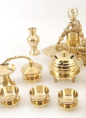 真言宗日式风香炉精工纯铜法器