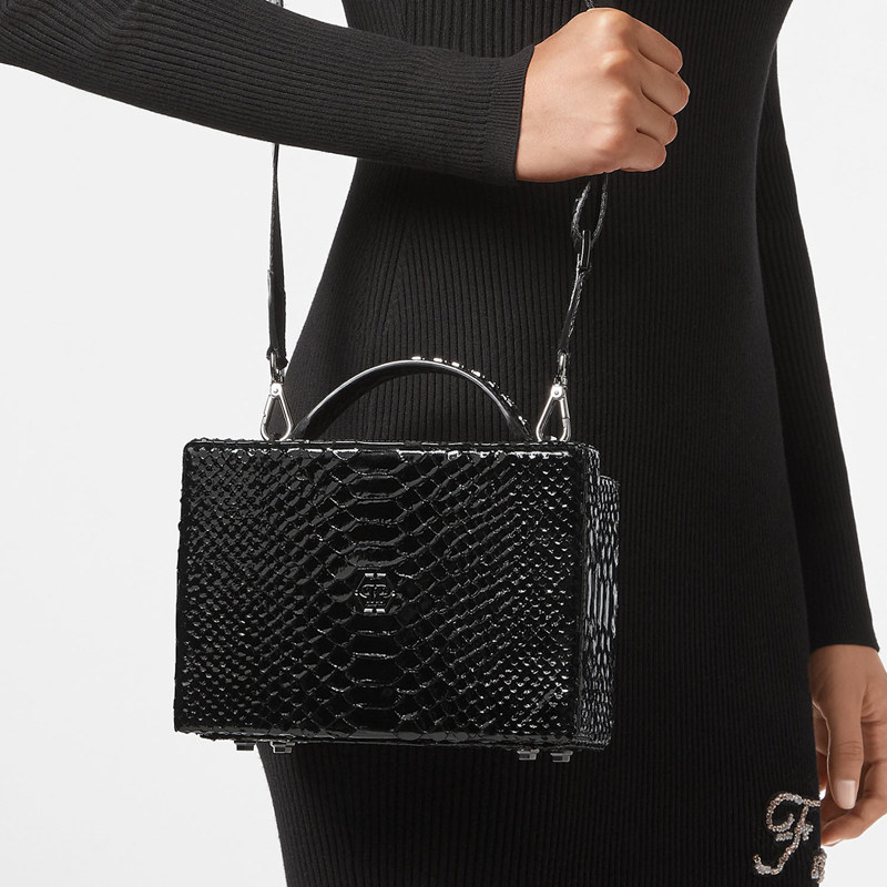 philippplein女士六角形logo单肩包 魅力惠折扣直营女士包袋