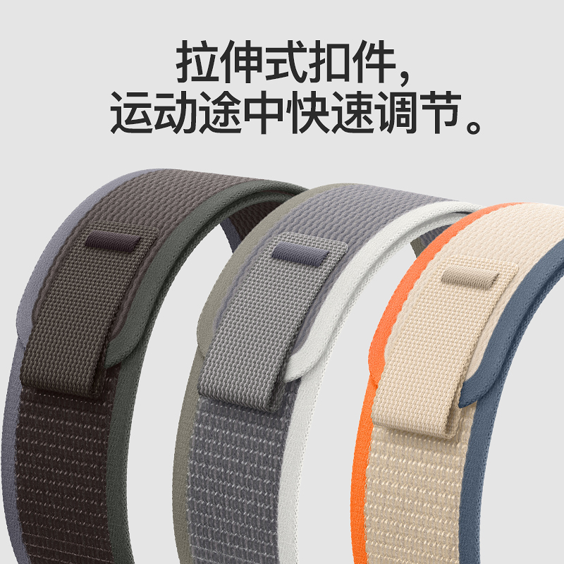 PZOZ适用苹果手表表带s9iWatch野径回环式applewatch/iwatchse8ultra7S7iPhonewatch尼龙iwatchs applewatchs-图1