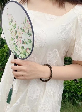 野生精品紫竹根多节流行藤镯黑色鸡血藤手镯细款精致可定制西藏