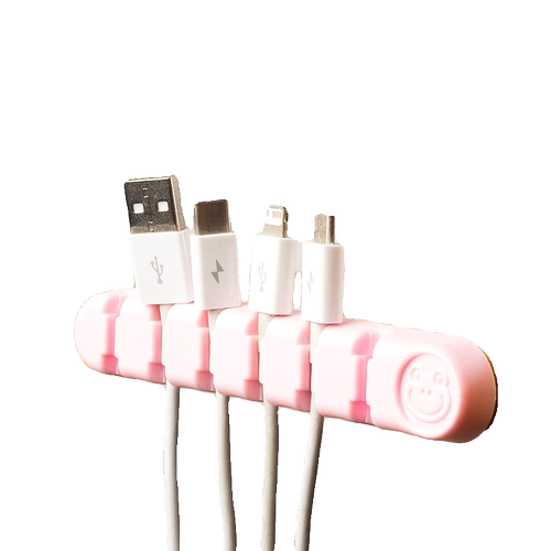 【可爱青蛙】数据线充电线收纳理线器桌面挂墙定型固定器整理床柜 - 图3