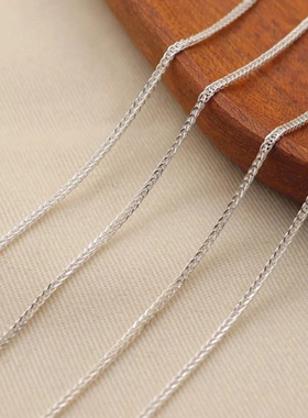足银肖邦链项链女纯银锁骨链轻奢小众设计感高级感颈链送女友礼物
