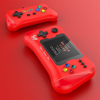 ເຄື່ອງເກມມືຖື SUP ໃຫມ່ 500-in-1 handheld old-fashioned nostalgic handheld mini Children's fc charging arcade