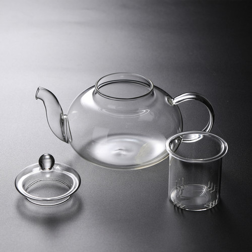 玻璃壶盖内胆玻璃茶漏功夫茶具配件零配配盖通用盖子耐热 - 图2
