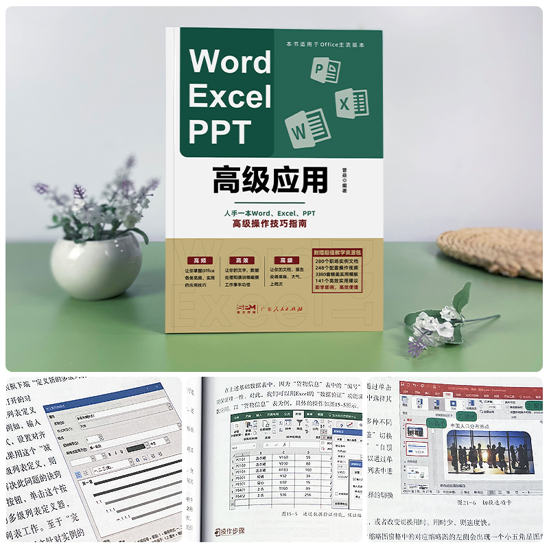 高阶版Word Excel PPT办公软件office高级应用教程从入门到精通vba编程电脑自学表格ppt制作教材书籍 word学习计算机基础教程书-图2