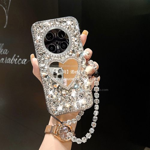 适用于华为Mate70手机壳80新款mate60RS保时捷设计荣耀magic8防摔40pro个性美妆镜30pro奢华水钻mate70pro - 图0