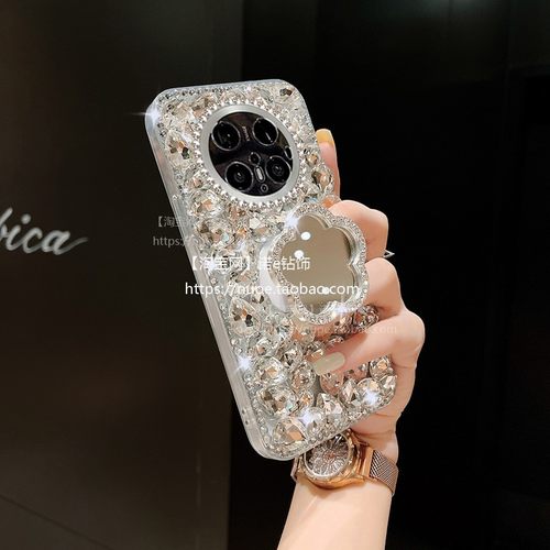 适用于华为Mate70手机壳80新款mate60RS保时捷设计荣耀magic8防摔40pro个性美妆镜30pro奢华水钻mate70pro - 图3