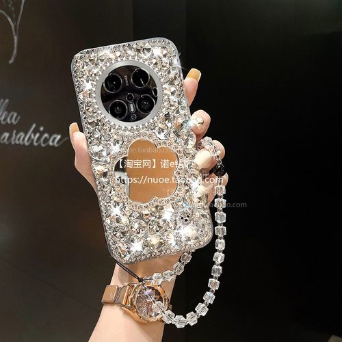 适用于华为Mate70手机壳80新款mate60RS保时捷设计荣耀magic8防摔40pro个性美妆镜30pro奢华水钻mate70pro - 图2