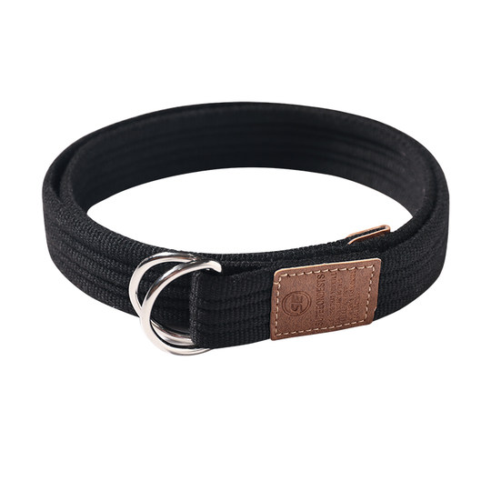 帆布腰带日系复古工装风国潮纯色简约男士皮带基础款裤腰带男女款