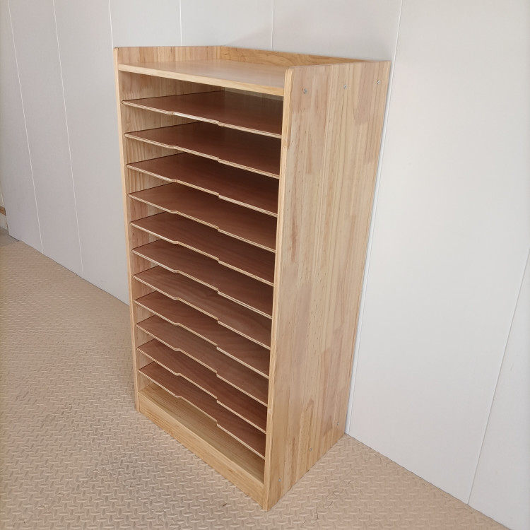 幼儿园实木画纸柜画室4K开卡纸收纳柜美术室柜子纸张存储架画纸架,淘宝优惠券,粉丝福利购,淘宝优惠卷