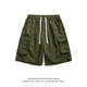 Street retro multi-pocket work shorts men and women fashion brand