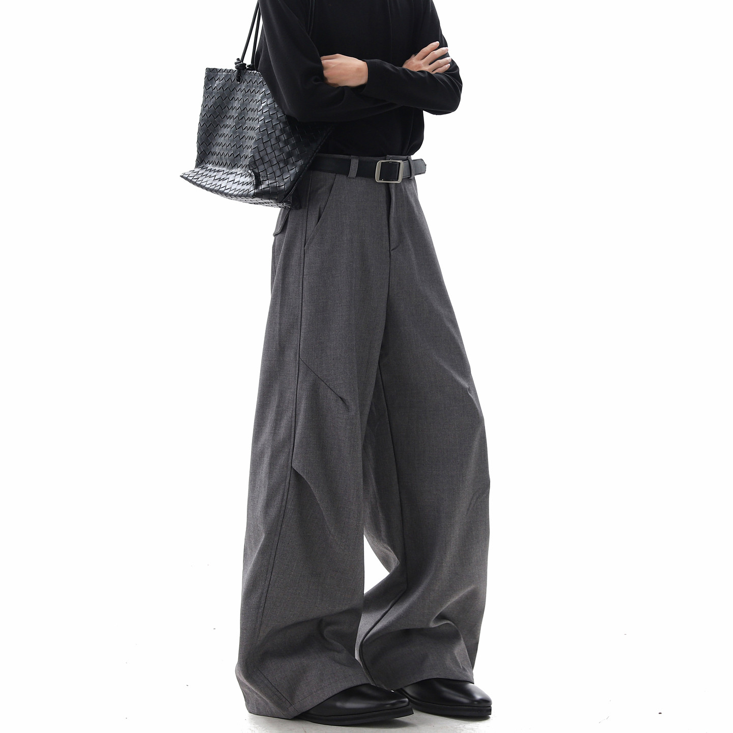 悟空有货潮牌美式解构高级感垂感西裤男女复古宽松阔腿百搭休闲裤,淘宝优惠券,粉丝福利购,淘宝优惠卷