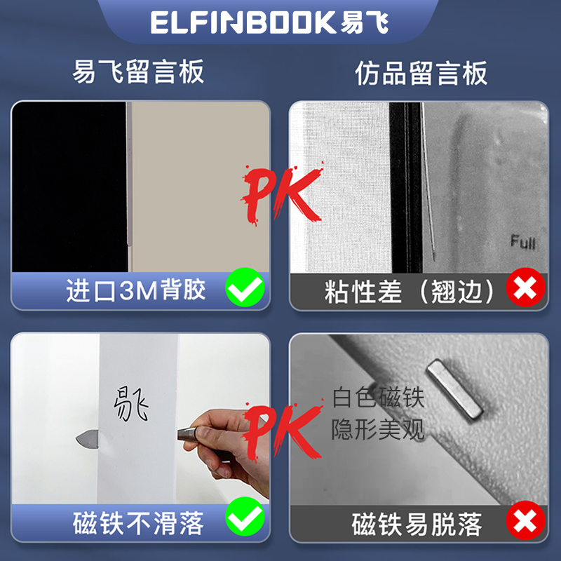 磁吸电脑屏幕留言板提示记事板白板提示板便签贴办公可擦写计划板