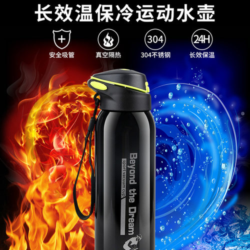 山地自行车美利达骑行水壶运动水杯不锈钢大容量保温杯装备 - 图3